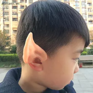 Elf Ears Cosplay Phụ kiện Halloween Party Latex Soft Ear [VN]
