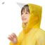 Áo mưa dùng một lần có vành - Poncho dày ngoài trời