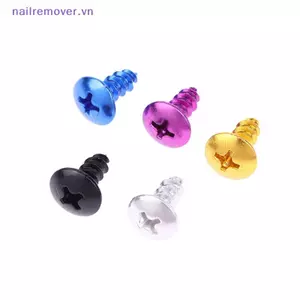 30 Cái / Pa M5 * 12MM Hợp Kim Nhôm Đa Năng Xe Máy Đầu Chữ Thập Bu Lông Tự Khai Thác Ốc Vít Đầu Tròn Đường Kính Chủ Đề MỚI