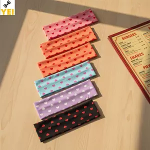 < YEI > Dây buộc tóc ngày lễ tình nhân in hình tình yêu độc đáo dành cho bé gái Những dịp đặc biệt mới