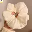 < YEI > Scrunchie Mềm Lớn 1 2 Chiếc Nữ Bé Gái Thanh Lịch Màu Trơn Tóc Phụ Kiện Co Giãn Cho Công Sở Và Trang Phục Thường Ngày Mới