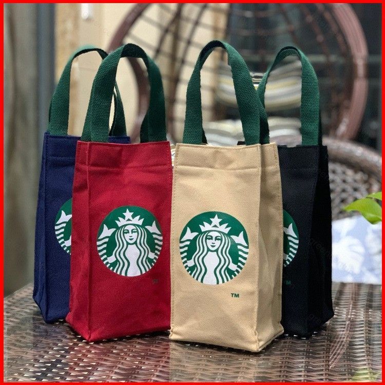 Starbucks Nhật Bản ECO Túi Giữ Nhiệt Di Động Đựng Bình Nước, Ô, Cốc, Tay Áo