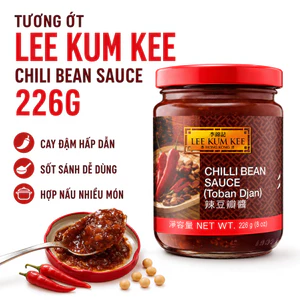 Tương Hột Ớt Lee Kum Kee - Chili Bean Sauce (Toban Djan) 226g Cay Đậm Đà Ướp Xào Nấu Lẩu
