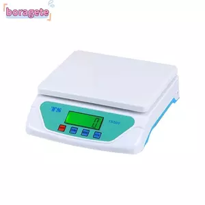Cân nhà bếp BORAGETE, Màn hình LCD Cân điện tử kỹ thuật số bằng nhựa, Đo chính xác di động Cân điện tử Sử dụng nhà bếp