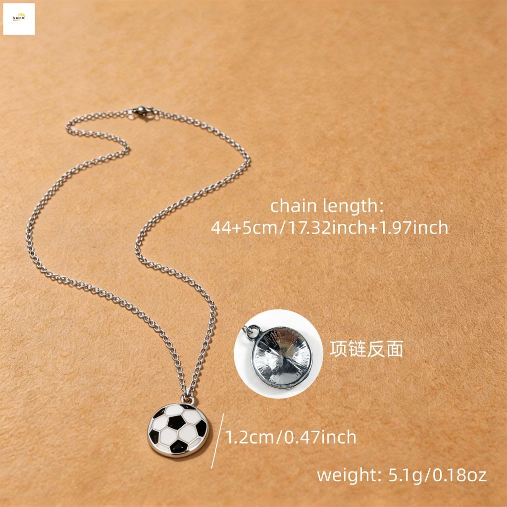 Mặt dây chuyền vòng cổ World Cup - Trang sức thể thao cho bóng đá, bóng rổ, bóng bầu dục