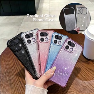 Ốp Chống Sốc Realme 16T 2026 Cho Realme 16 Pro + 16ProPlus 16T Realme16T 5G Ốp Lưng Mạ Trong Suốt Lấp Lánh Bling Gradient Silicon Mềm Ốp Lưng Túi Khí