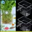 Trong Suốt Bể Cá Giá Đỡ Thực Vật 2 Gói Phù Hợp Với Lên Đến 0.8in Cạnh Bể Cá Treo Hàng Đầu Giá Đỡ Thực Vật