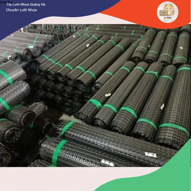 Lưới nhựa dẻo loại dày cao 1m,1.2m,1.5m,1.8m dài 25 mét lưới rào vườn - lưới quây chuồng-làm sàn
