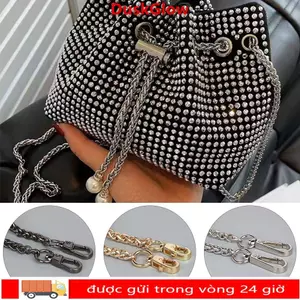 Dây chuyền túi DUKGLOW, Dây đeo vai thay thế 60cm 120cm, Dây chuyền ví hợp kim loại