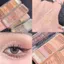 Bảng Phấn Mắt 9 Màu Đa Năng Tích Hợp Highlight Tạo Khối Chất Phấn Mịn Lì Nhũ Lấp Lánh Bền Màu
