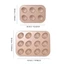 DONOVANQQ Khuôn Muffin Hình Ô Liu, Thép Carbon Dễ Dàng Phát Hành Khoang Khuôn Bánh, Hình Chữ Nhật Chuyên Nghiệp Chống Dính Khay Bánh Ngọt Chắc Chắn DIY Món Tráng Miệng