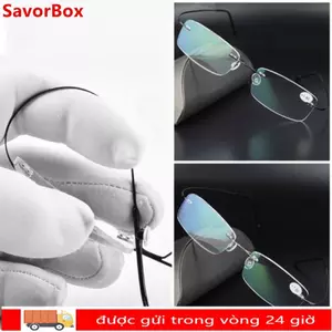 Kính mắt SAVORBOX Chăm sóc sức khỏe Kính mắt hình chữ nhật siêu nhẹ Không vành