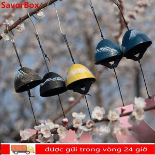 Chuông gió SAVORBOX, Chuông treo Trung Quốc Chuông gió cổ điển, Trang trí sân vườn bền bỉ Phong cách Nhật Bản Gang Kim loại Windchime ngoài trời