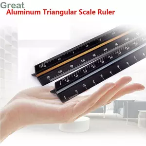 Thước Tam Giác TUYỆT VỜI, Thước Cân Văn Phòng Phẩm 30cm, Dụng Cụ Đo Hợp Kim Nhôm Kim Loại Đa Năng Sinh Viên