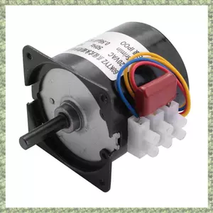 Động cơ bánh răng đồng bộ AC 220V 60KTYZ 60-KTYZ Động cơ bánh răng đồng bộ nam châm vĩnh cửu 220V 2.5 vòng / phút
