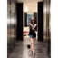 Váy dệt kim cổ dây Hot Girl kiểu Pháp không tay ôm vừa vặn mùa hè cho nữ Váy ôm hơn