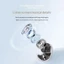 Tai nghe Bluetooth vô hình siêu mỏng 2 trong 1 Giảm tiếng ồn sâu Chất lượng âm thanh cao với màn hình mức pin LED Tai nghe không dây kép chống nước