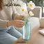 Bình Acrylic DONOVANQQ, Bình hoa hình học trong suốt, Trang trí máy tính để bàn Phong cách INS hiện đại Nhiều màu sắc Trồng hoa thủy canh