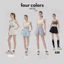 Quần Short Thể Thao Nữ Mặc Ngoài Rời Thoáng Khí Thời Trang Quần Thể Dục Culottes Cả Hai Bên Túi Tập Yoga Ngắn