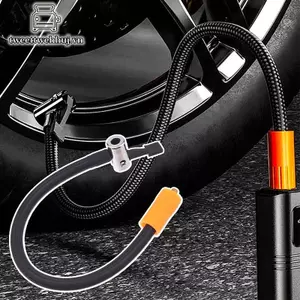 Nhíp 1 Cái Sợi Mịn Lạm Phát Ống Adapter 30CM Lốp Ô Tô Ống Bơm Hơi M6 Loing Air Chu Với Van Lốp Tiêu Chuẩn Qui Lạm Phát Một Phần VN