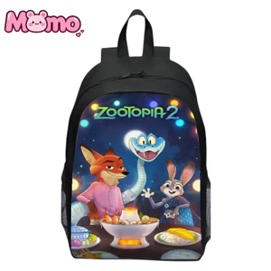 Ba lô giảm căng thẳng đi học in họa tiết hoạt hình Zootopia dành cho trẻ em