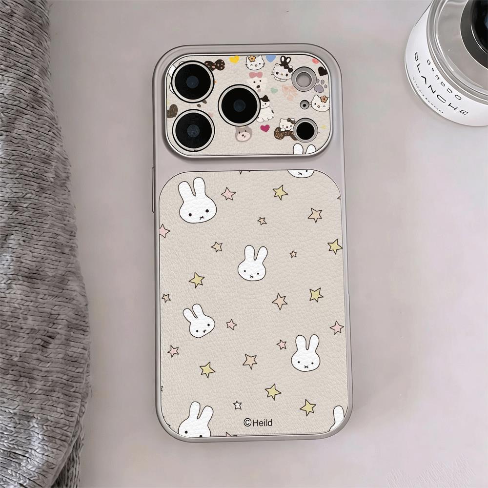 Ốp lưng iPhone 16/15/14/13 Thỏ Miffy Ngôi Sao Đáng Yêu Phong Cách Dễ Thương Chống Rơi