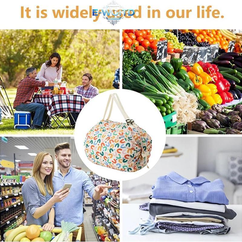 E-WOITD Dung Tích Lớn Có Thể Gập Lại Túi Du Lịch Chống Thấm Nước Bảo Quản Tote Cho Bãi Biển Thể Dục Hãng Hàng Không Mang Theo Hành Lý E-WOITD
