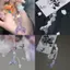 CANAMEK Trò Chơi Tình Yêu Và Deepspace Rafayel Cosplay Cặp Đôi Dây Xích Điện Thoại Đuôi Cá Mặt Dây Chuyền Móc Khóa Túi Móc Khóa Trang Sức Chống Đỡ Phụ Kiện Quà Tặng CSF