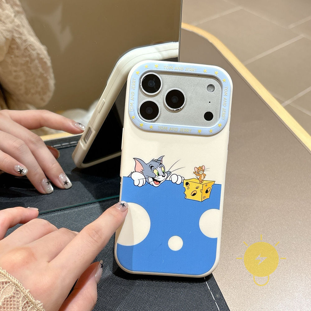 Phone Case For iPhone 17 Pro Max 16 15 Silicone Cat Cheese Soft Aesthetic Korean Cute