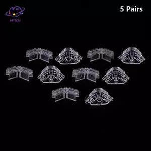 HFTOY 5 Cặp Bộ bảo vệ góc trong suốt Bộ nhảy sợi quang vô hình, Thiết bị góc trong nhà đặc biệt để sử dụng tại nhà ~