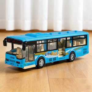 Cung Cấp Trực Tiếp Hợp Kim Kéo Lại Xe Buýt Mô Phỏng Đồ Chơi Đóng Hộp Xe Quà Tặng Trẻ Em Giáo Dục TIQ1