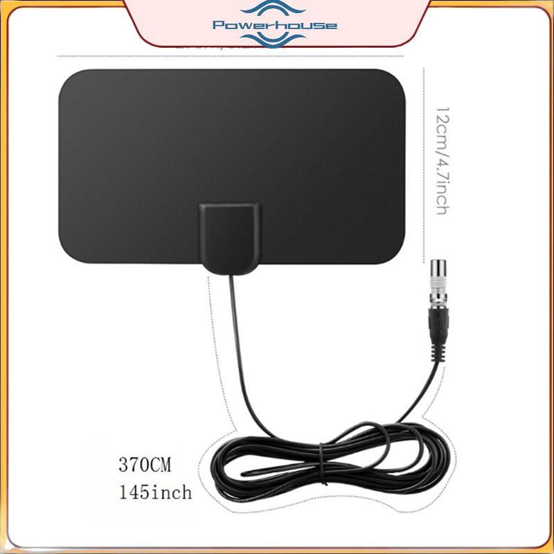 Ăng-ten TV ĐIỆN HDTV DVB-T2 Flat HD Kỹ thuật số trong nhà khuếch đại phạm vi 50 dặm TVFox.