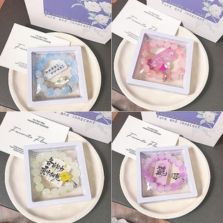 1 Vòng Tay Pha Lê Hoạt Hình Với My Melody Kuromi Và Cinnamoroll Hạt Mờ Gradient Vòng Tay Trẻ Em