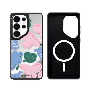 Từ Hoa Trà Chiều Trà Bơ Gương Cứng Phone Case Dành Cho Samsung Galaxy S26 25 24 23 UItra S26 25 24 23 Plus Vỏ Bảo Vệ Chống Sốc