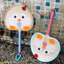 quạt tay quạt cổ trang quạt tròn cầm tay xòe mây tre mini cute có tua rua họa tiết hoạt hình giải nhiệt mùa hè để bàn học 2026