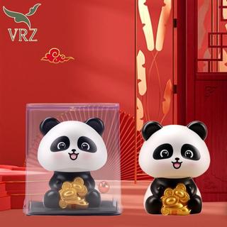 VRZ 1 Chiếc Năng Lượng Mặt Trời Gấu Trúc Búp Bê Luy Trang Trí Xe Hơi Dễ Thương Lắc Đầu Gấu Trúc Hình Trang Trí Bộ Sưu Tập Đồ trang trí Quà Tặng Sáng Tạo HOT