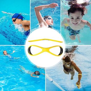 Huấn luyện viên bơi lội NICOROO, Mái chèo huấn luyện bơi chuyên nghiệp 8 hình dạng, Nẹp tai trước mặt chống mài mòn Công thái học Bơi lội Fulcrum
