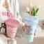 CANAMEK 1 Ins Di Động Có Thể Tái Sử Dụng Chai Nước Kawaii Cho Cà Phê Nước Trà Sữa Nhựa Dễ Thương Cốc Lạnh Có Nắp Ống Hút CSF
