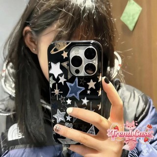 Star Star cho trường hợp iPhone 1516PROMAX 1314PRO Bề mặt sáng XR Đơn giản 12 Soft Case