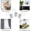 Nhẫn móc treo rèm tắm- 12 móc treo kim cương giả trang trí Acrylic cho phòng tắm cho phòng tắm