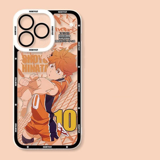 Ốp Lưng Cho Iphone 11 12 13 14 15 16 Pro Max XR XS Max Vỏ Anime Haikyuu Shoyo Hinata Tobio Kageyama Kozume Kenma Họa Tiết Chống Sốc Trong Suốt Hoạt Hình TPU Mềm Trong Suốt Silicon