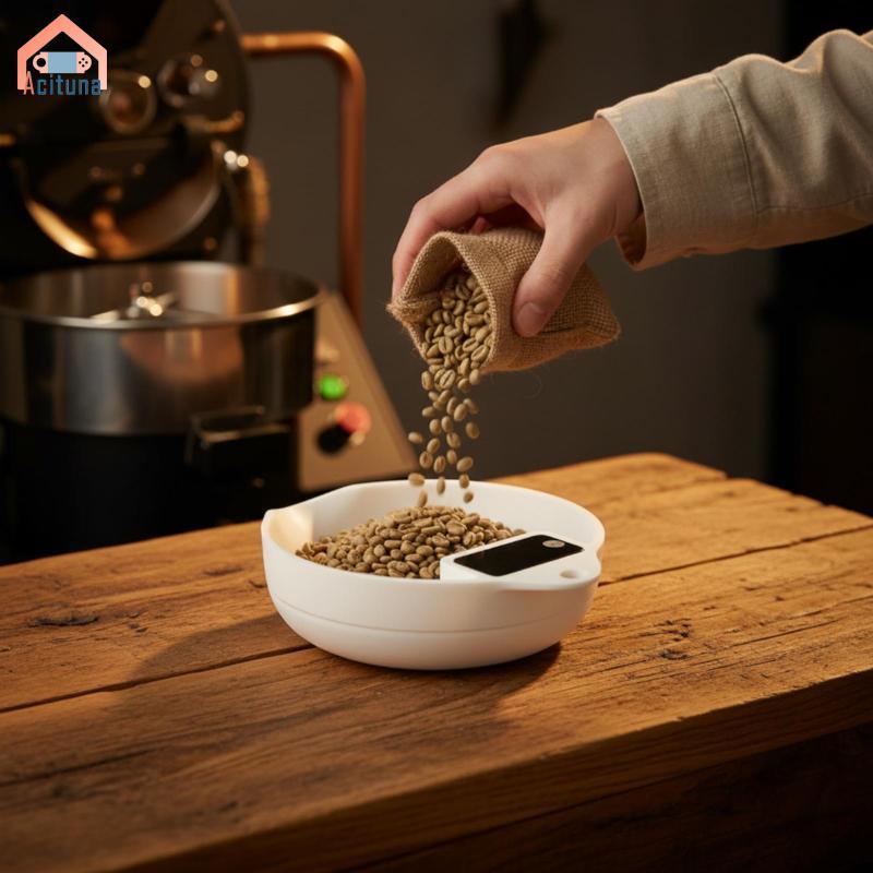 Cân cà phê Cân cà phê kỹ thuật số Mini nhỏ gọn có khay Thiết kế ABS nhẹ để nấu ăn và nướng tại nhà