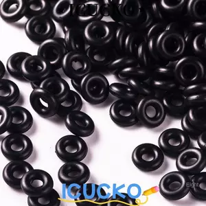 ICUCKO 100 / 400 chiếc Vòng chữ O, Bộ hệ mét Vòng đệm con dấu hệ thống nước, ổn định Cá cắn Giun Wacky Rig Chỉ báo các loại Bộ dụng cụ câu cá
