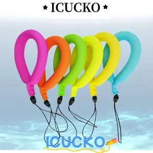 Đai nổi xốp ICUCKO, Dây đeo cổ tay nổi câu cá có thể tháo rời, Dây đeo cổ tay phao bơi nhẹ