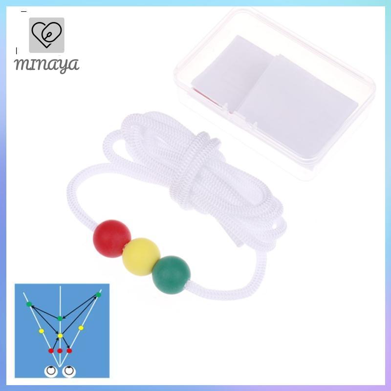 [MINAYA] Huấn luyện thị giác mắt thể thao Ba hạt Bro String Vision Convergence Infection Training Tool Target Pointing Practice VN