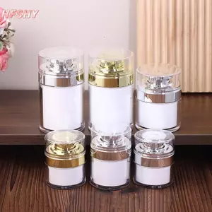 HFSHY Bình Hút Chân Không Có Thể Đổ Lại Kem Du Lịch Và Kem Dưỡng Da Hộp Đựng Mỹ Phẩm Có Bơm Dưỡng Ẩm Lọ Rỗng Kem Subpaage Vệ Sinh VN