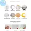 Pufangbliss Tự Dính Kim Cương Vàng Vệ Sinh Stier Thanh Lịch Hoa Trang Trí Phòng Tắm Có Thể Tháo Rời Cho Sang Trọng Nhà Vệ Sinh VN