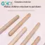 GHX Gỗ Cổ Điển Nhịp Điệu Gậy 2 Gói Trẻ Em Trống Gậy Cầm Tay Bộ Gõ Đồ Chơi Âm Nhạc Cho Giáo Dục Sớm VN
