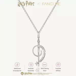Harry Potter x FANCIME Harry Potter Cây đũa phép bạc Vòng cổ quyến rũ
