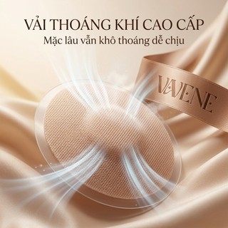 Combo 5 Miếng dán ngực vải Vanvene DR05, miếng dán nhũ hoa tàng hình tái sử dụng dùng nhiều lần